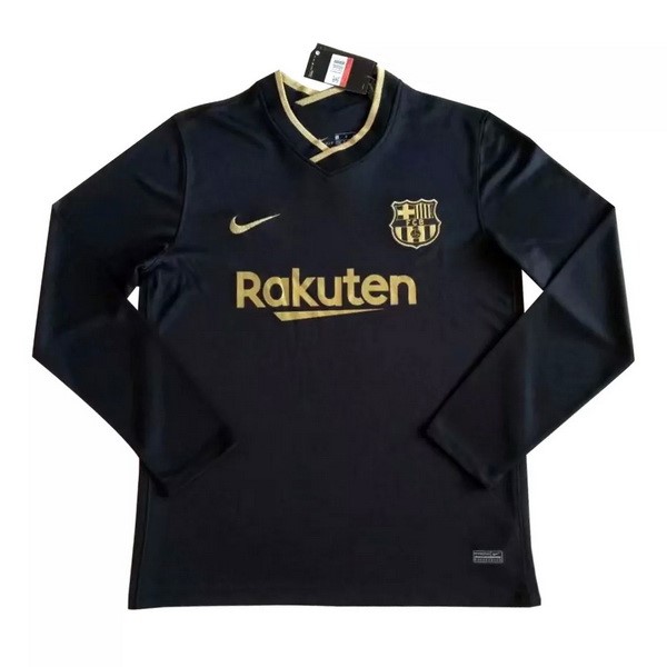 Tailandia Camiseta Barcelona 2ª Kit ML 2020 2021 Negro